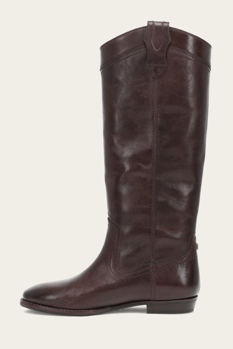 Blair Western Tall - Chocolate - Inside