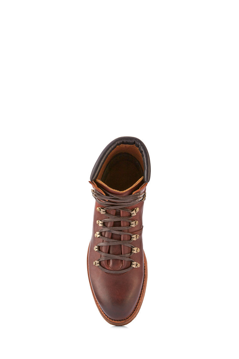 Bowery Hiker - Cognac/Black - Top Down