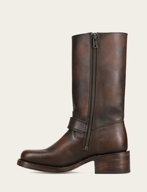 Campus Buckle - Dark Brown - Inside