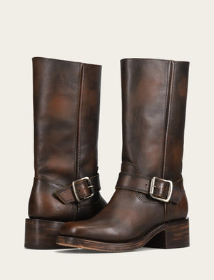 Campus Buckle - Dark Brown - Pair