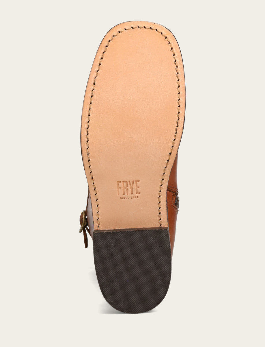 Campus Low Heel Tall Riding Wc - Cognac - Sole