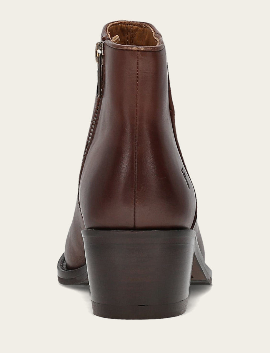 Carson 2 Piping Bootie - Saddle - Back