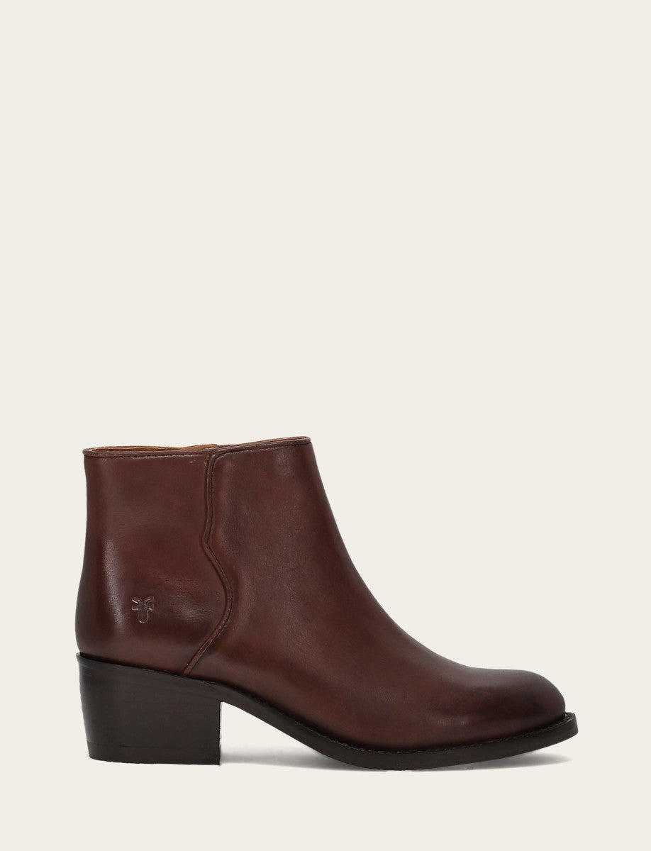 Carson 2 Piping Bootie - Saddle - Outside