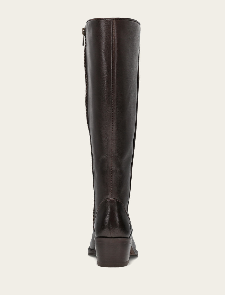 Carson 2 Piping Tall Wc - Dark Brown - Back