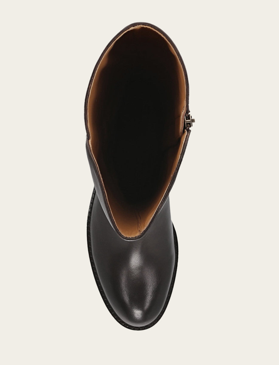 Carson 2 Piping Tall Wc - Dark Brown - Top Down