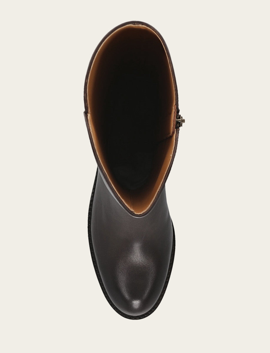 Carson 2 Piping Tall - Dark Brown - Top Down