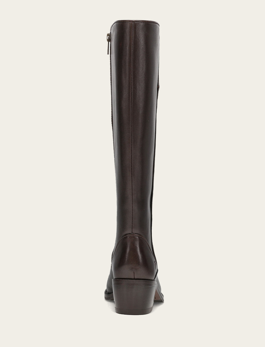 Carson 2 Piping Tall - Dark Brown - Back