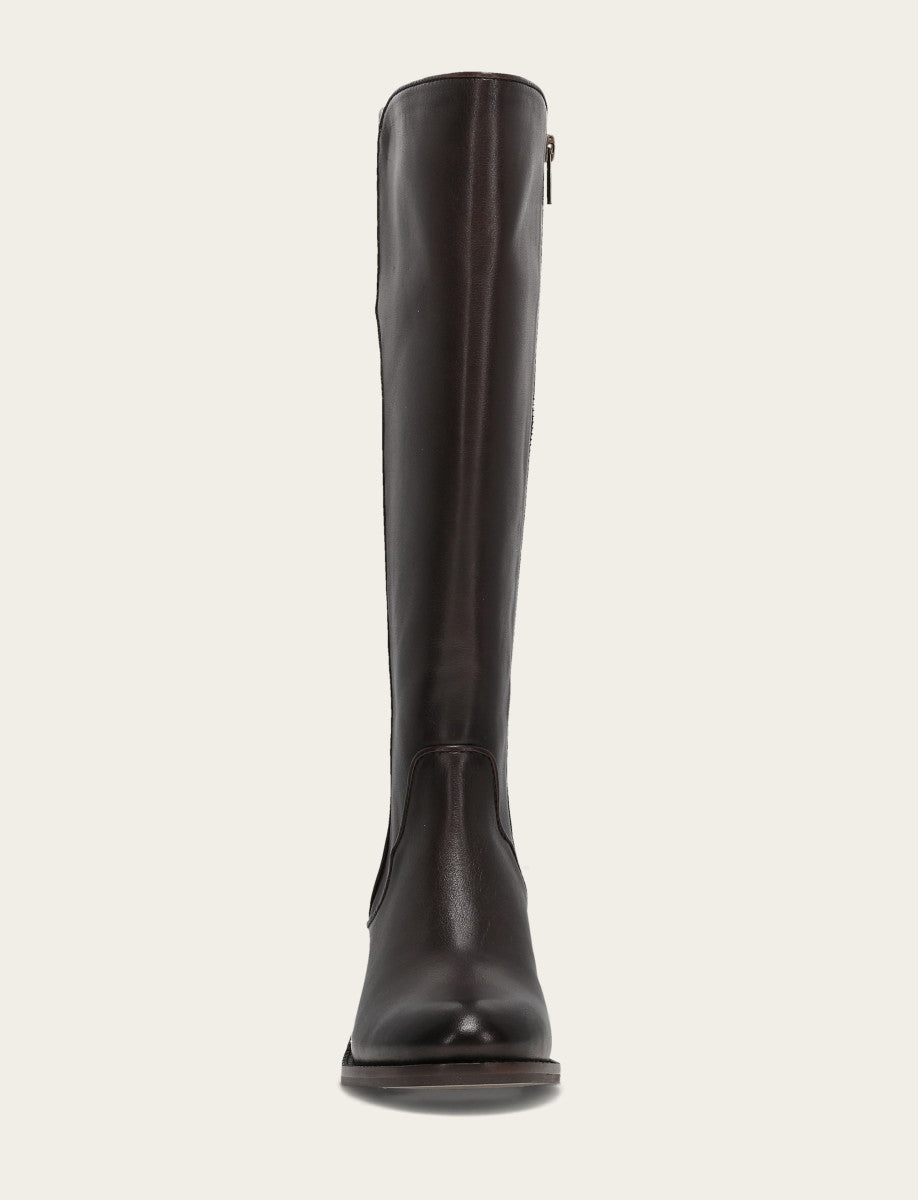 Carson 2 Piping Tall - Dark Brown - Front