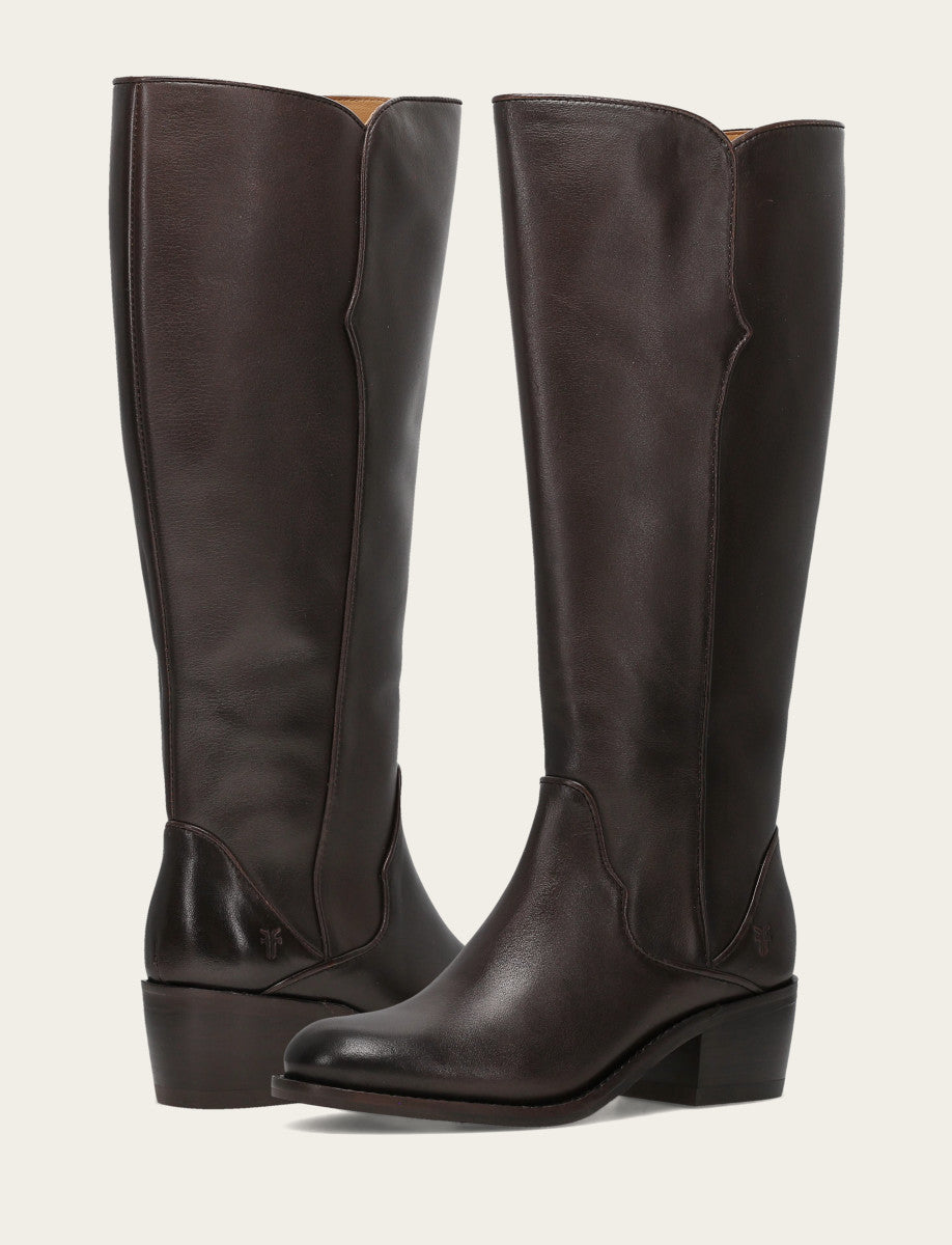 Carson 2 Piping Tall - Dark Brown - Pair