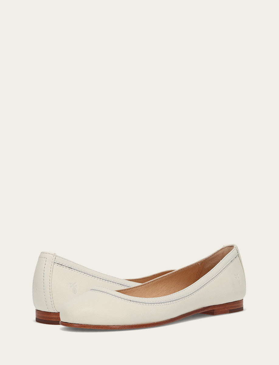 Carson Ballet - White - Pair
