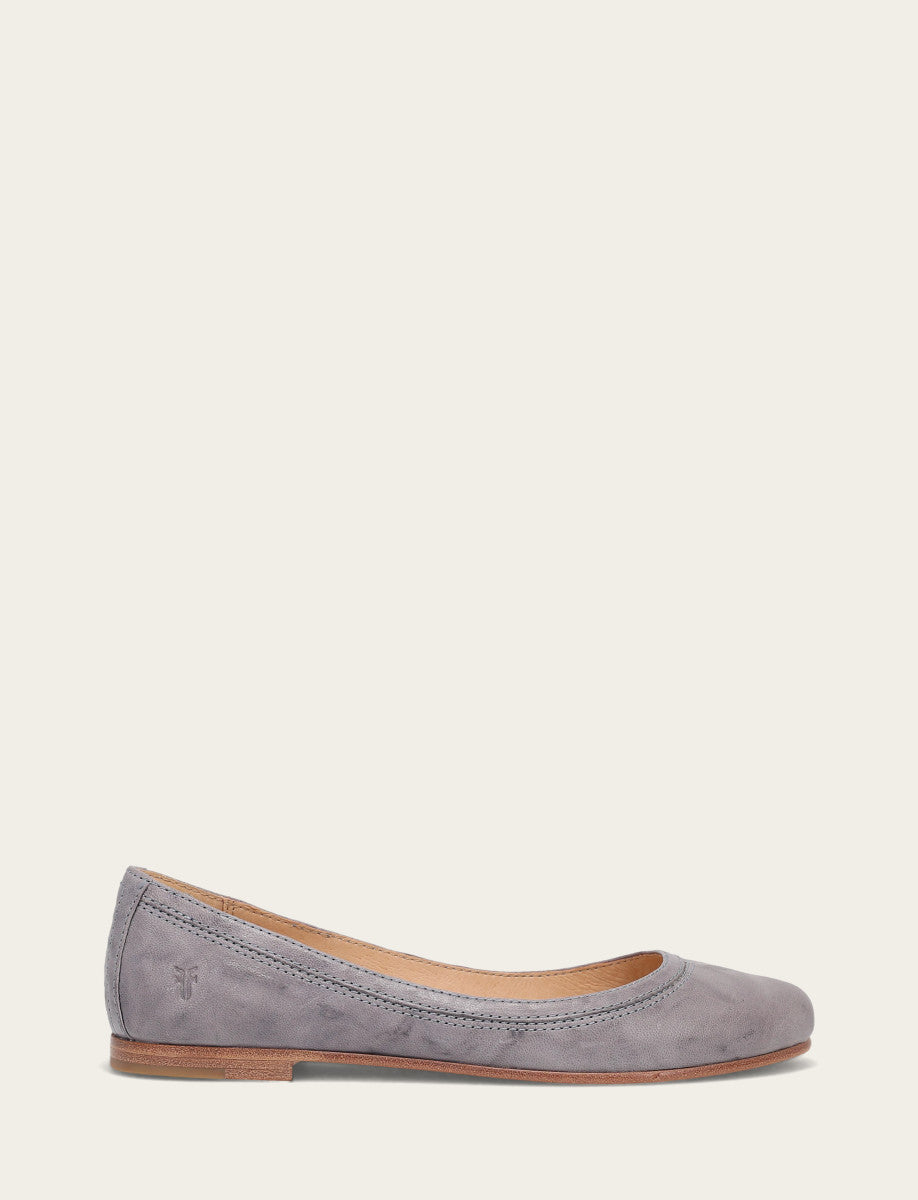 Carson Ballet - Steel Blue - Outside