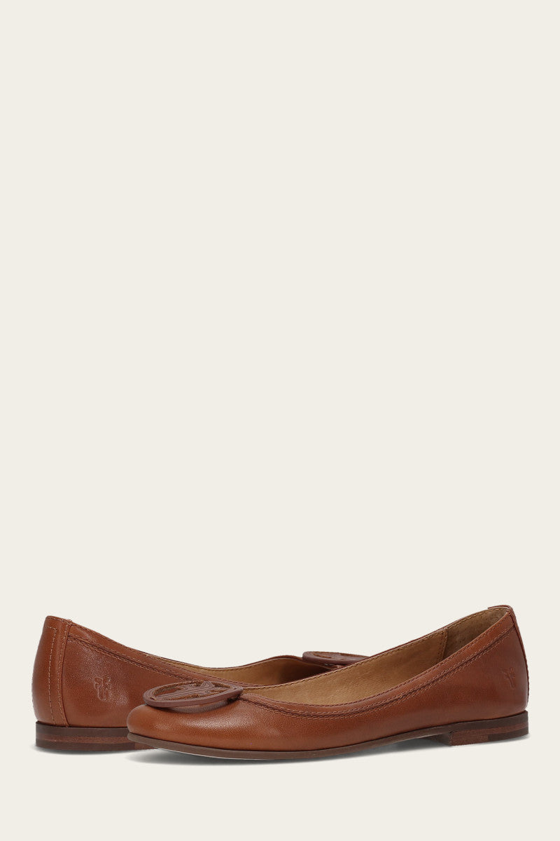 Carson Logo Ballet - Cinnamon - Pair