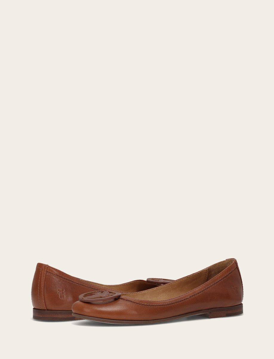 Carson Logo Ballet - Cinnamon - Pair