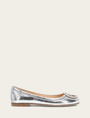 Carson Logo Ballet - Silver - Outside