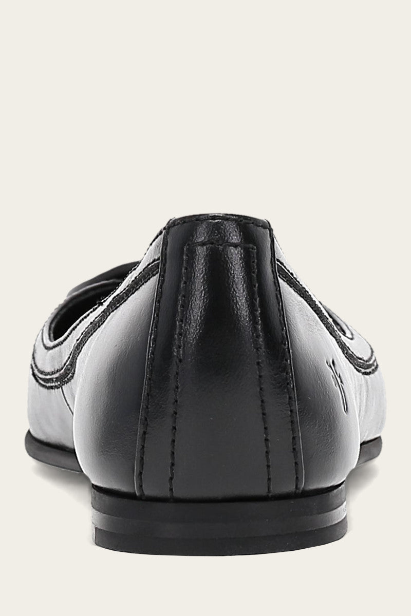 Carson Logo Ballet - Black - Back