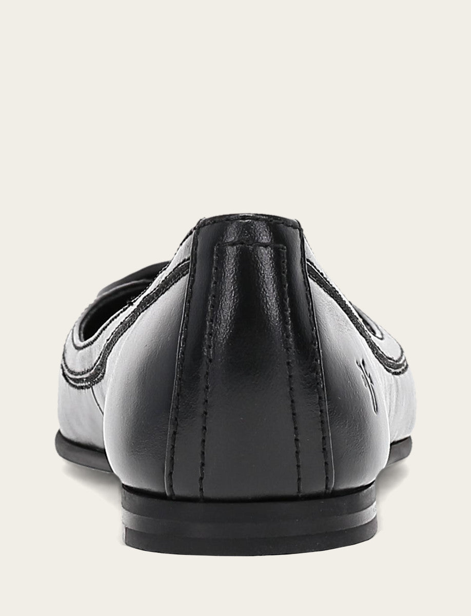 Carson Logo Ballet - Black - Back