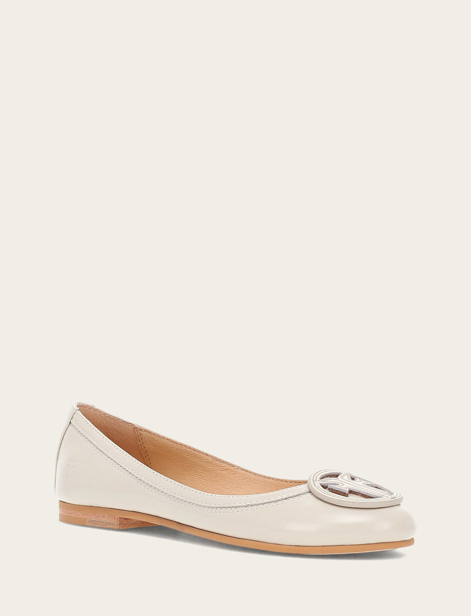 Carson Logo Ballet - Ivory - Hero