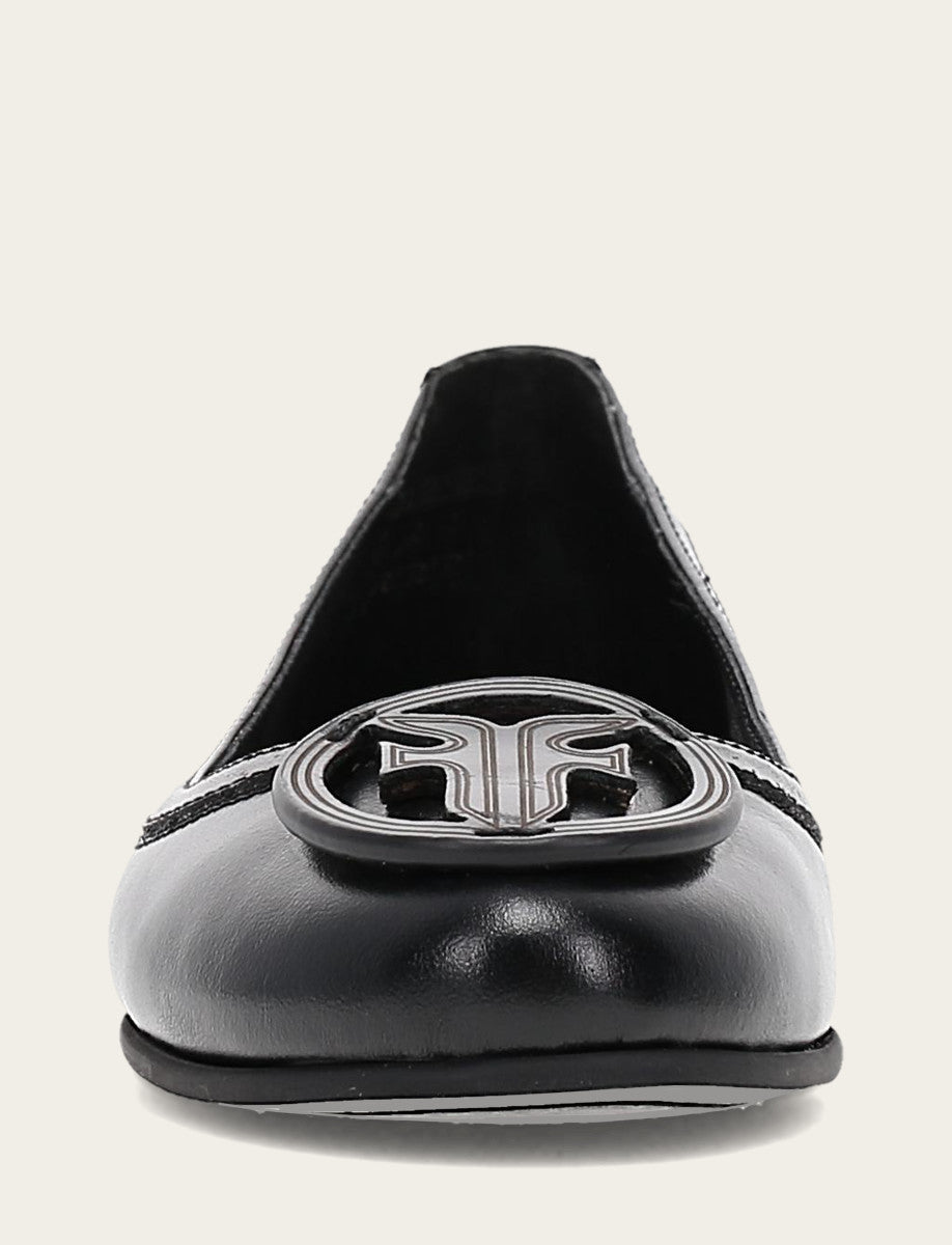 Carson Logo Ballet - Black - Front
