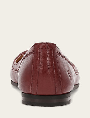 Carson Logo Ballet - Cranberry - Back
