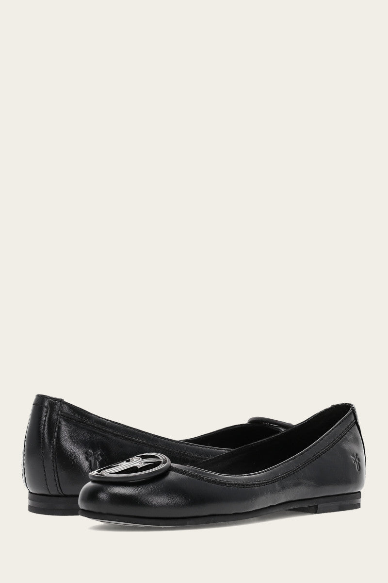 Carson Logo Ballet - Black - Pair
