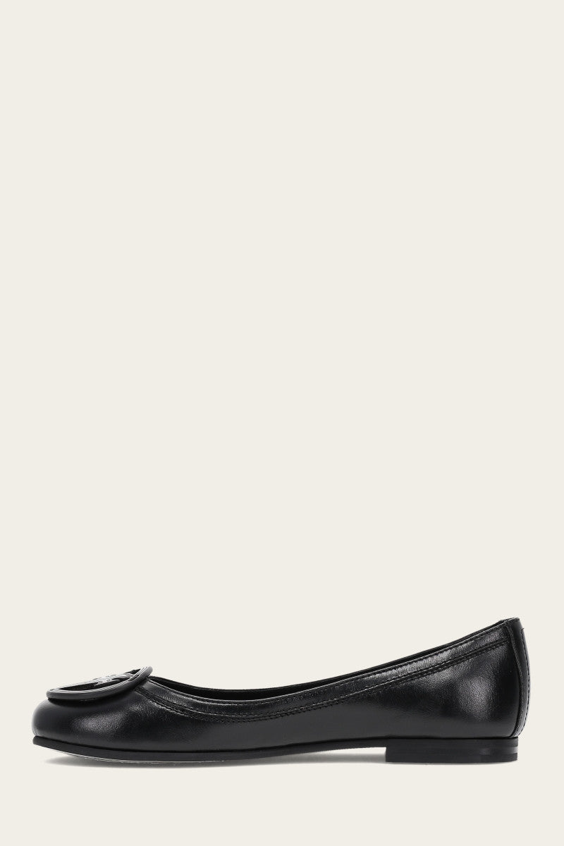 Carson Logo Ballet - Black - Inside