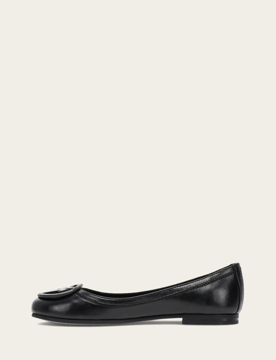 Carson Logo Ballet - Black - Inside