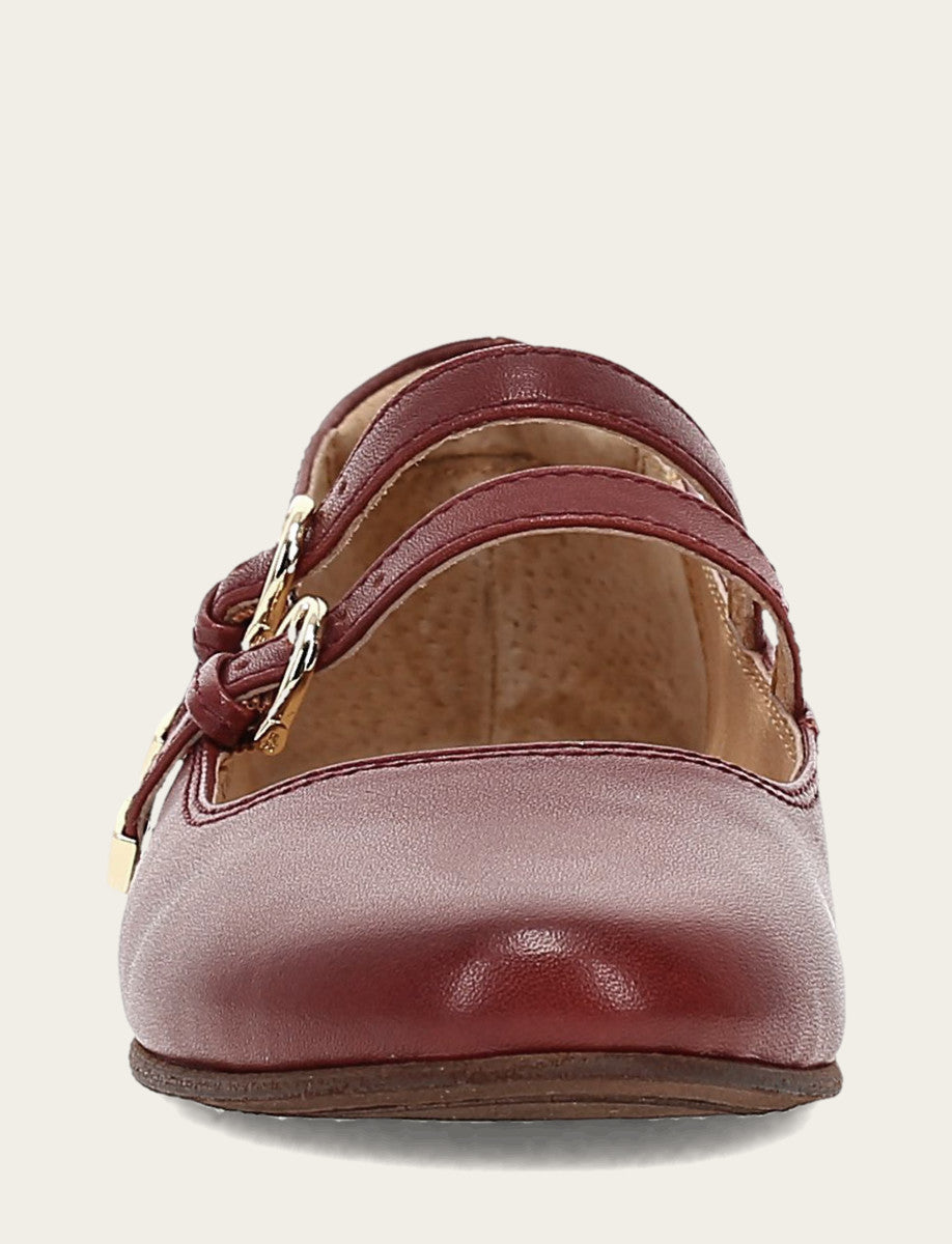 Carson Multi Mary Jane - Cranberry - Front