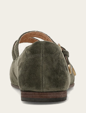 Carson Multi Mary Jane - Dark Olive - Back