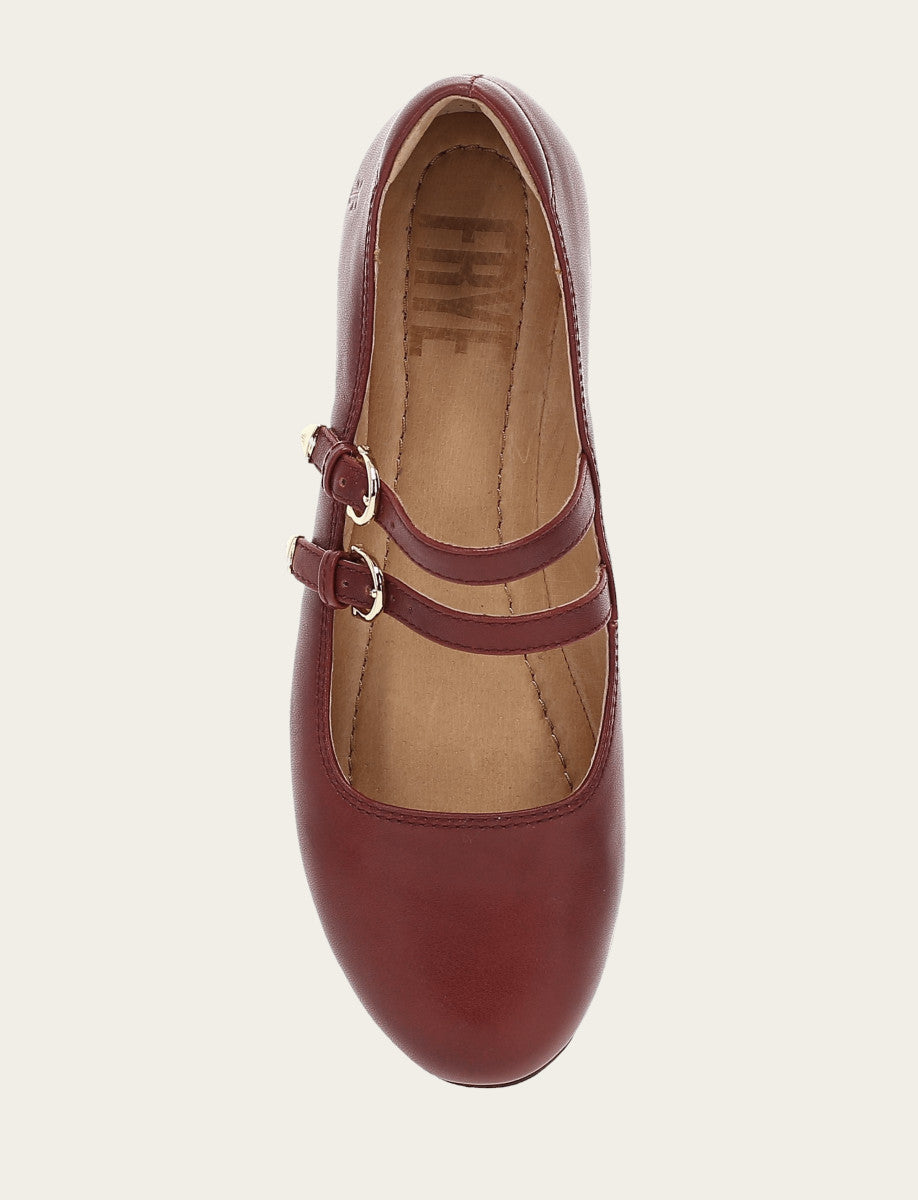 Carson Multi Mary Jane - Cranberry - Top Down