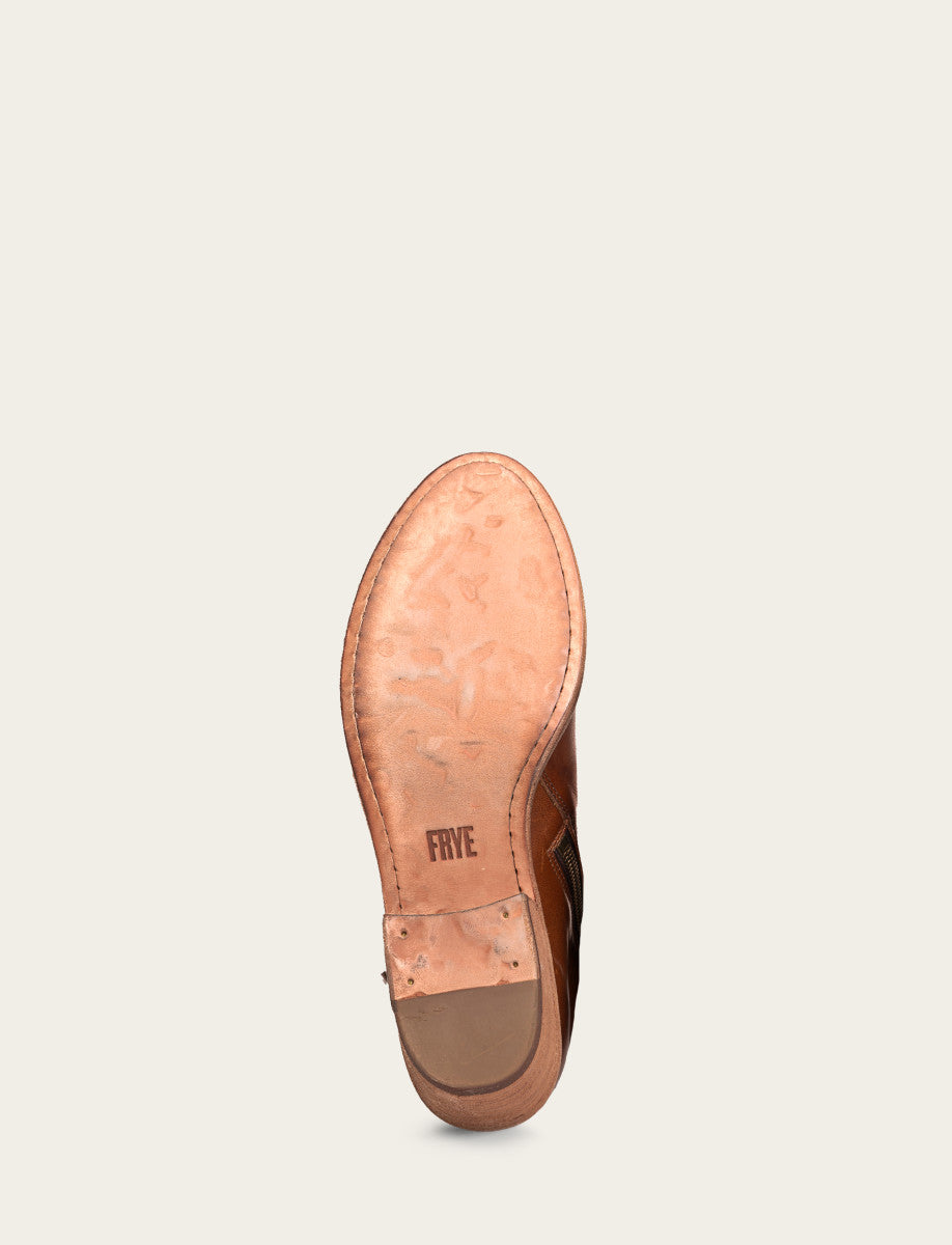Carson Piping Bootie - Caramel - Sole