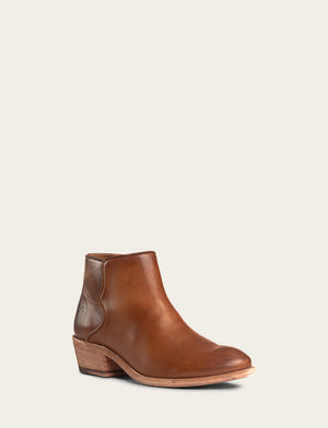 Carson Piping Bootie - Caramel - Hero