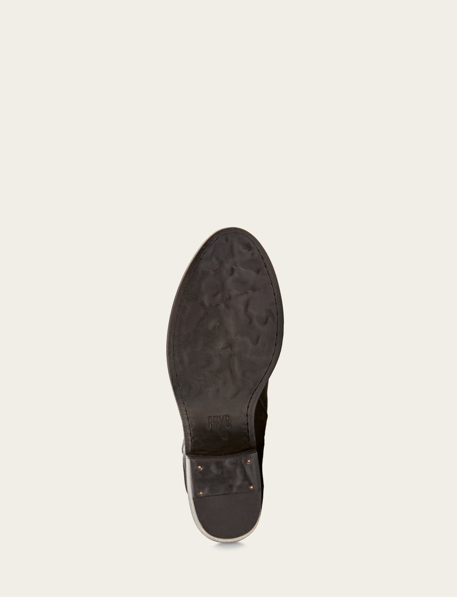 Carson Piping Bootie - Black - Sole