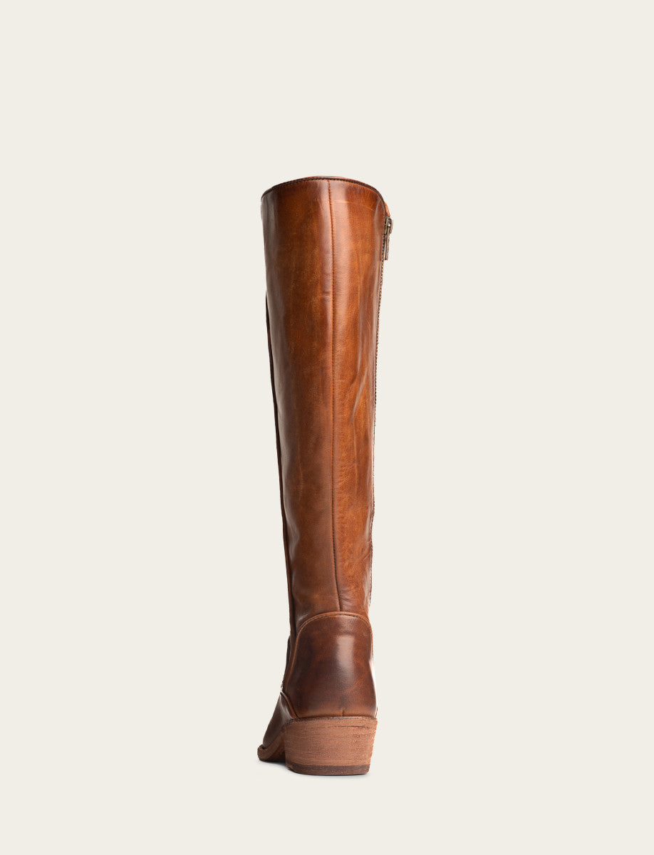 Carson Piping Tall Wc - Caramel - Back