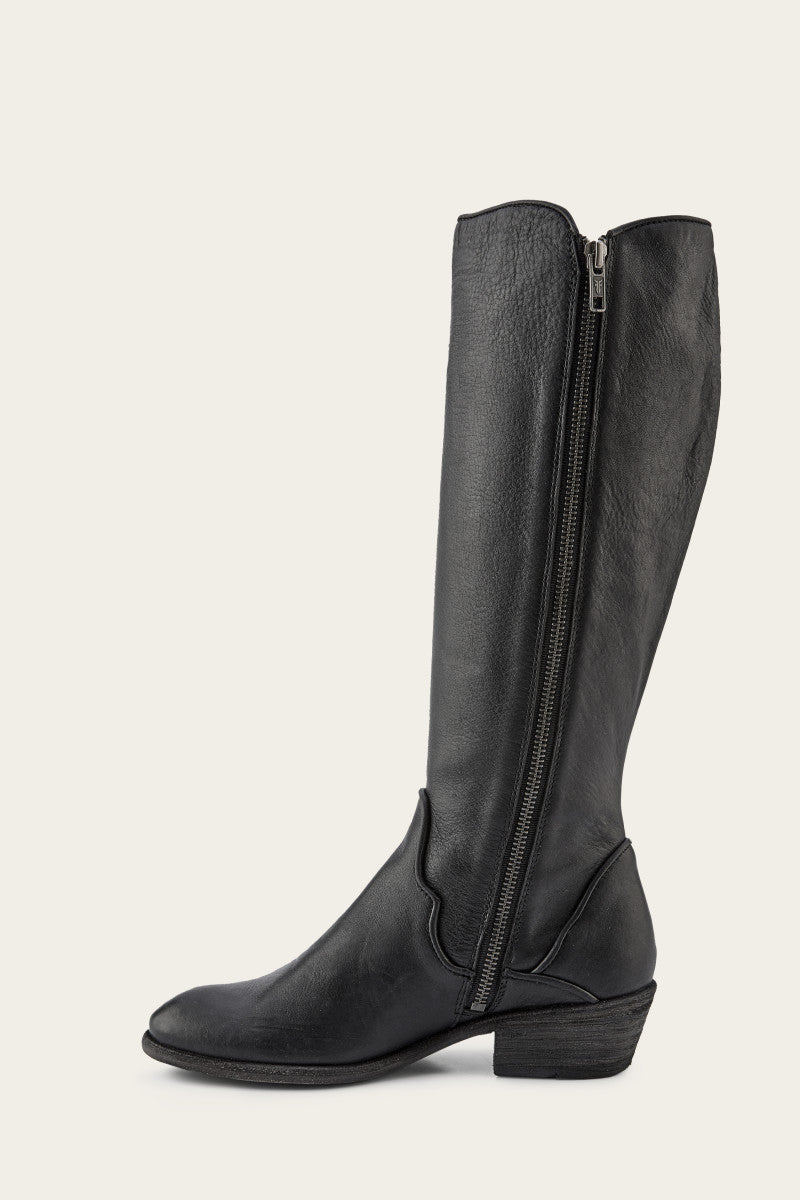 Carson Piping Tall Wc - Distressed Black - Inside
