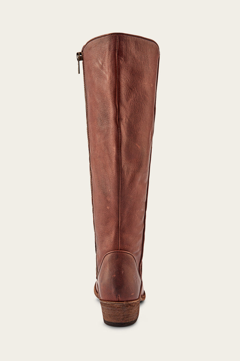 Carson Piping Tall Wc - Redwood - Back