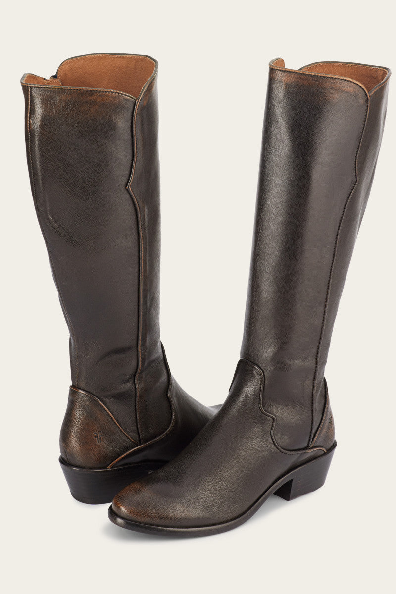 Carson Piping Tall - Black Brush Off - Pair