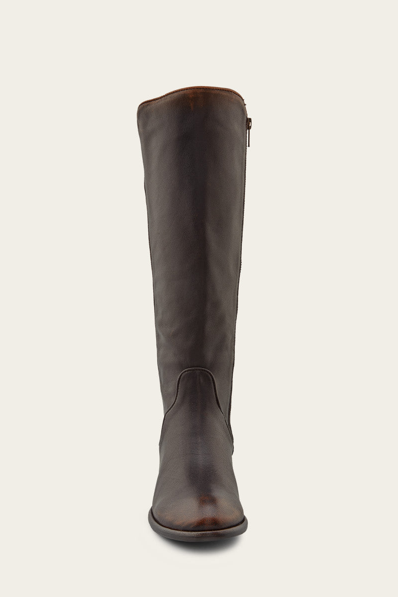 Carson Piping Tall - Black Brush Off - Front