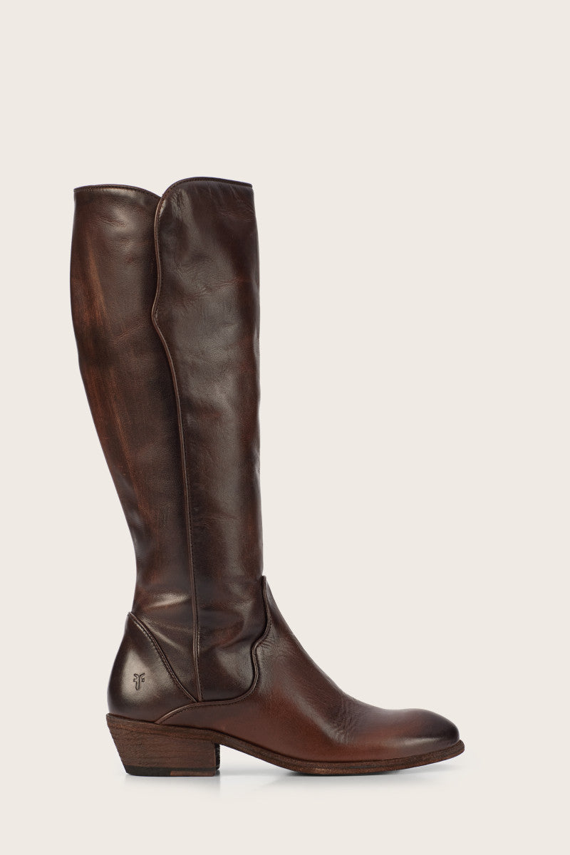 Carson Piping Tall - Dark Brown - Outside