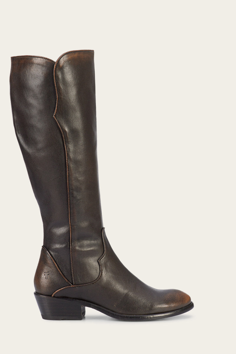 Carson Piping Tall - Black Brush Off - Outside