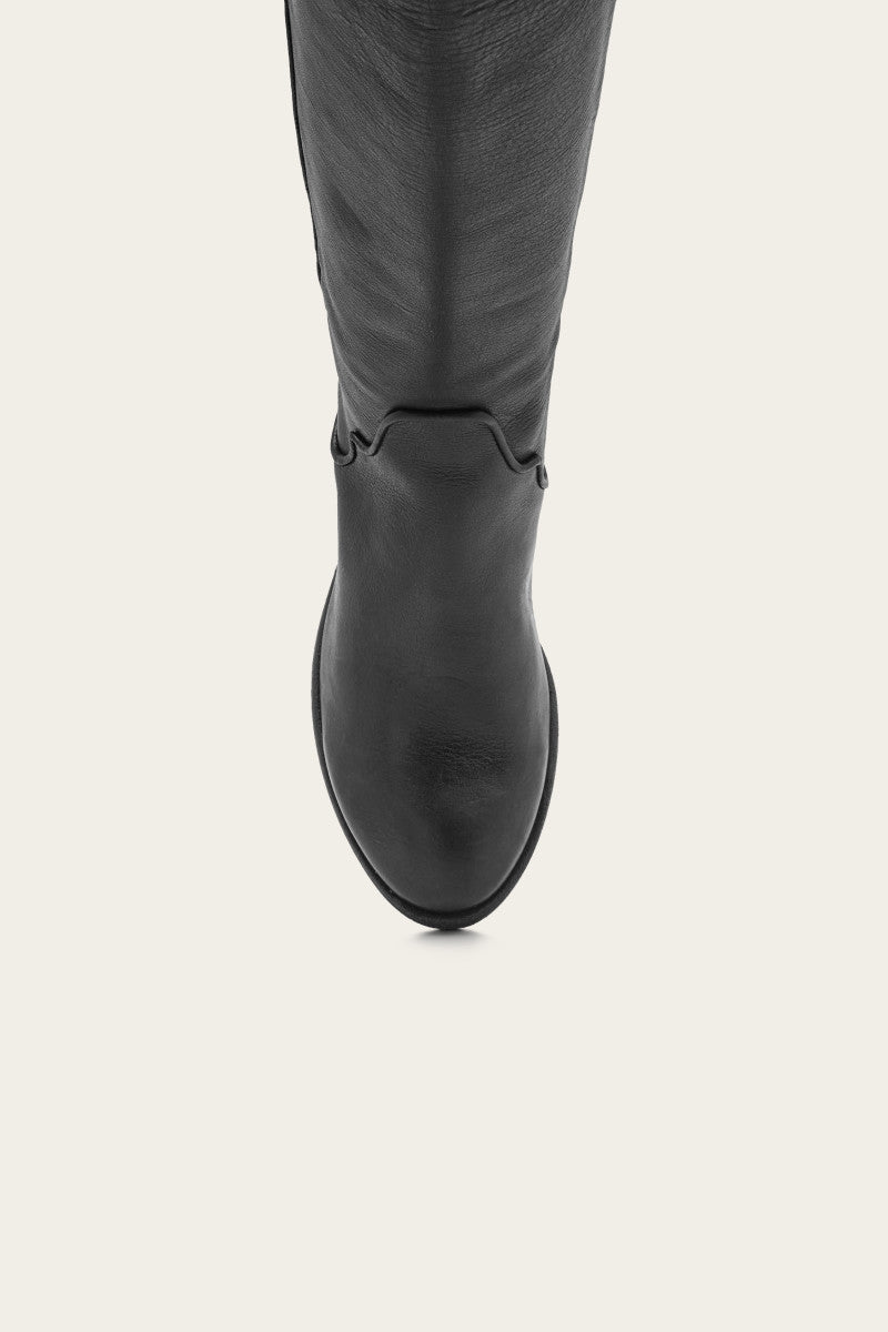 Carson Piping Tall - Black Brush Off - Top Down