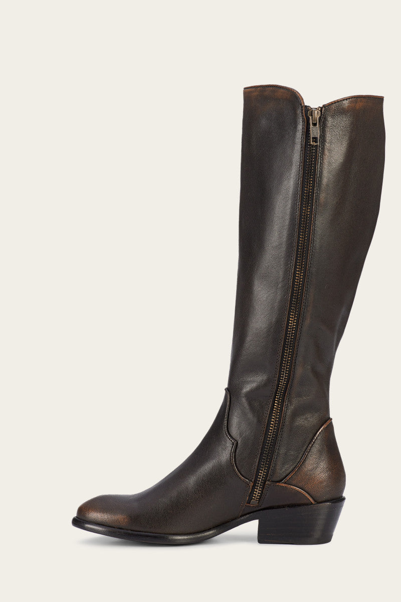 Carson Piping Tall - Black Brush Off - Inside