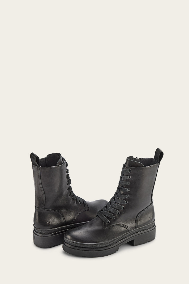 Chloe Combat - Black - Pair