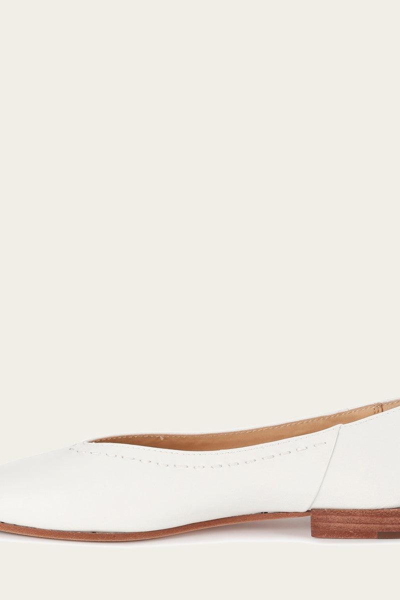 Claire Flat - White - Inside