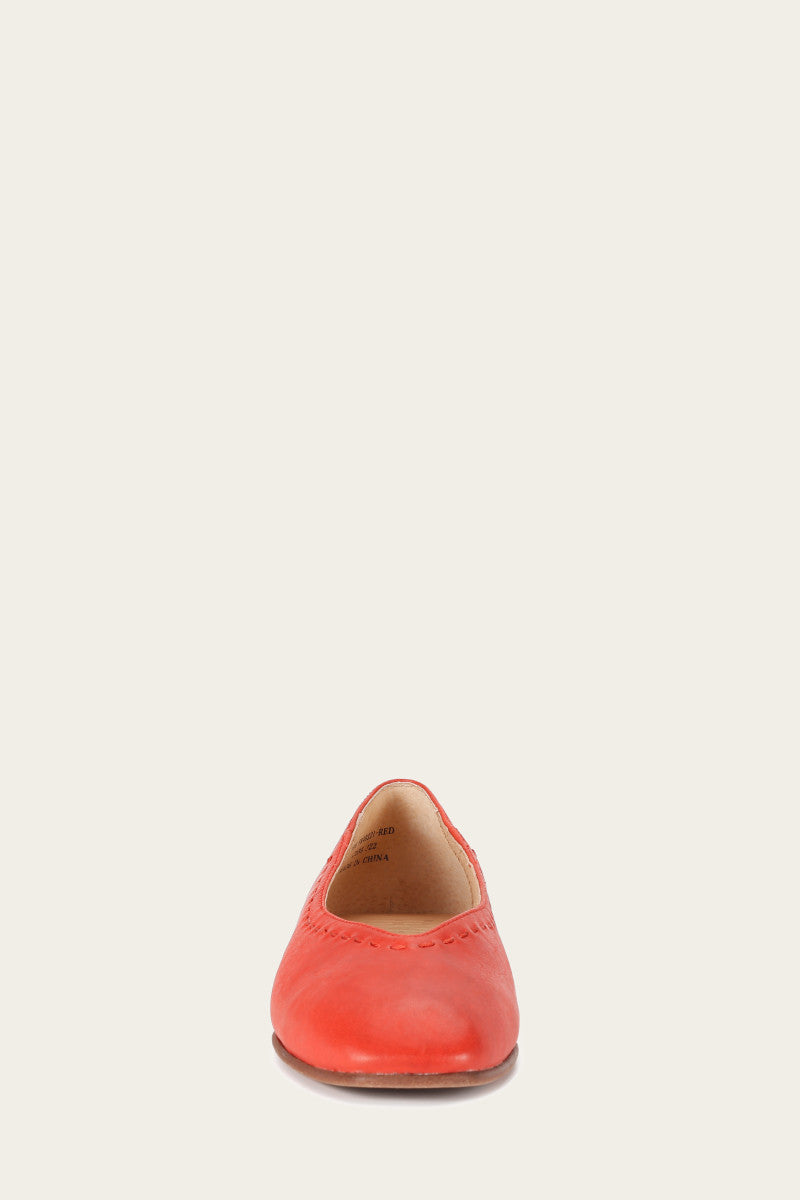 Claire Flat - Red - Front