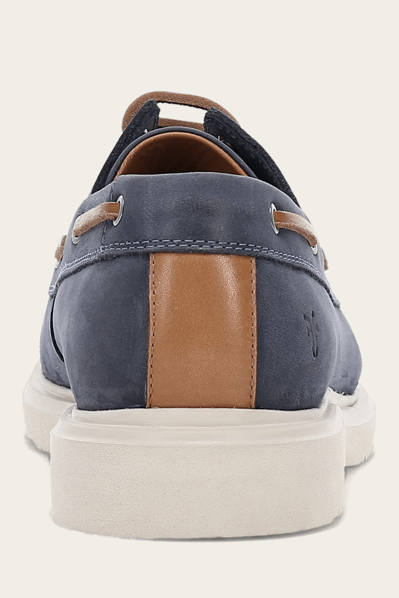 Connor Boat Shoe - Indigo - Back