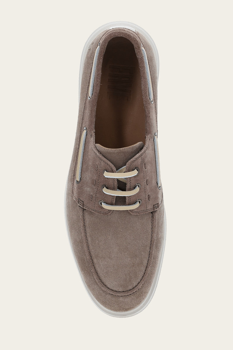 Connor Boat Shoe - Driftwood - Top Down