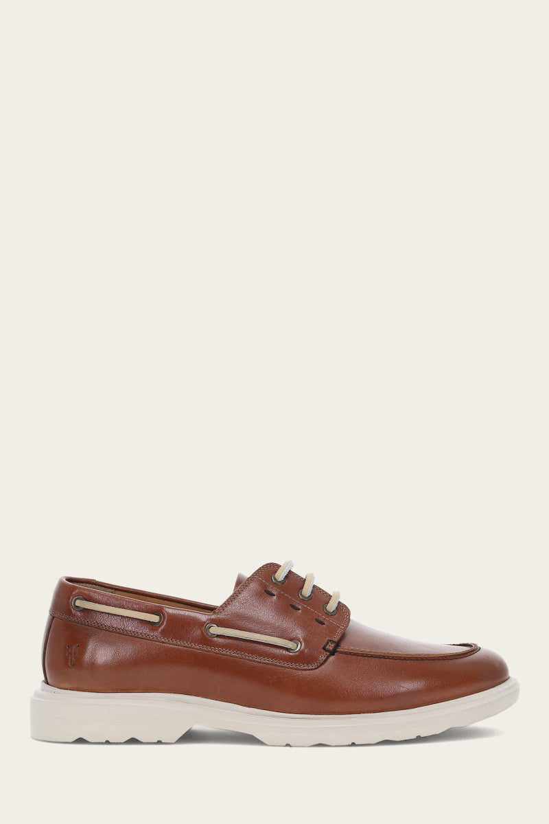Connor Boat Shoe - Caramel - Outside