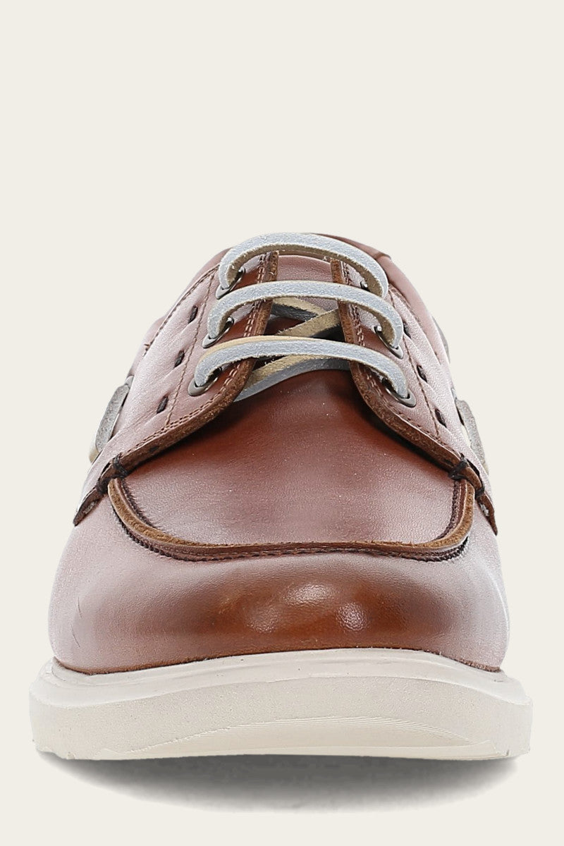 Connor Boat Shoe - Caramel - Front