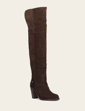 Corinne Over The Knee Boot - Dark Brown - Hero