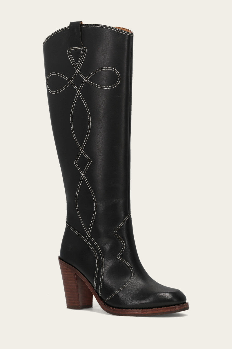 Corinne Tall Deco Stitch - Black - Hero